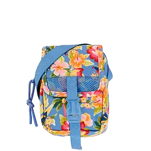 Bolsa Farm Fervo Transversal (Shoulder Bag) – Estampa Floral Havaiano Azul