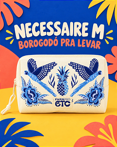 Necessaire Farm Ora Bolas M – Estampa Tropical FARM