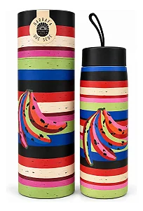 Garrafa Térmica Farm Que Sede 750ml – Estampa Listra Bananada