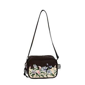 Bolsa Farm Chamego Transversal (Shoulder Bag) – Estampa Acquaflora PretoFARM
