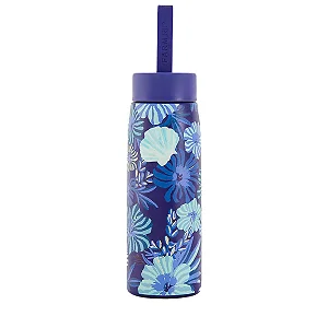 Garrafa Térmica Farm Que Sede 500ml – Estampa Hibisco do Mar