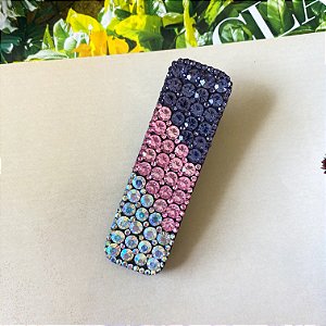 Presilha bico de pato em strass