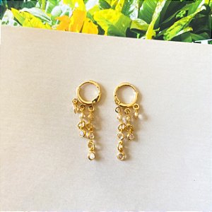 Argolinha cascata de zircônias