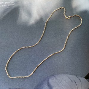 Cordão baiano prata 925