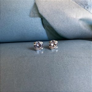 Brinco ponto de luz em zircônia