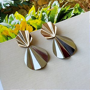 Brinco Leque 2 Banhos