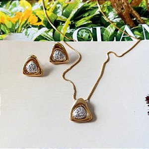 Conjunto Duo Banho Triangular Orgânico