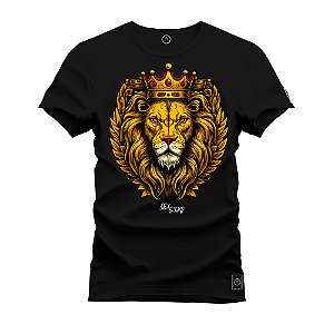 Camiseta Pluz Size Tamanho Especial Premium Estampada Em Alta Definição Com Qualidade 4K 100% Algodão Confortável King OF Leon