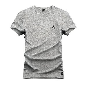 Camiseta Pluz Size Tamanho Especial Premium Estampada Em Alta Definição Com Qualidade 4K 100% Algodão Confortável Nexstar No Peito