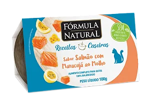Fórmula Natural Receitas Caseiras Gatos Adultos Salmão 100g