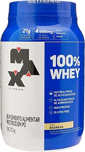 Whey 100% Pure 900G - Max Titanium