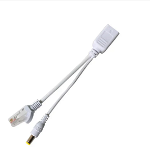 Adaptador passivo injetor POE 12-48V  para Camera IP -PAR