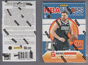 Break 592-  NBA Hoops 24/25 - 2x Blasters - 180 Cards Escolha seu time