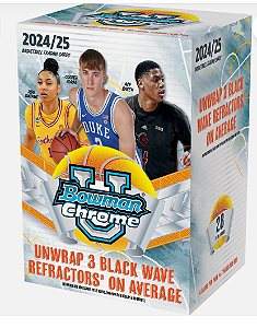 Break 674 - Bowman Chrome - 2024/25 - Rookies com CooPer Flagg - Por Pack