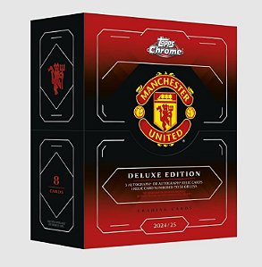 Break 695 - 1 Box Manchester United ToPPs Chrome - Deluxe Edition - Escolha o Jogador / Card Garantido- "NÃO É VENDA DE CAIXA LACRADA"