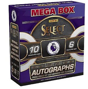 Break 698 - 1x  Mega Box Select Premier League 2023/24 - 60 Cards - Escolha um time - "ATENÇÃO NÃO É VENDA DE CAIXA LACRADA - É BREAK "