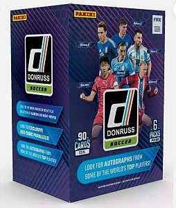 Break 703 - Donruss Soccer 24/25 - Blaster Box - 90 Cards - Escolha a Seleção - 'NÃO É VENDA DE CAIXA LACRADA "