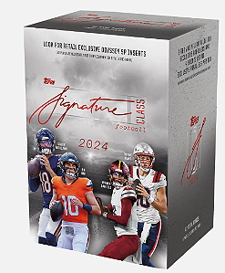 Break 705 - Blaster ToPPs Signature Class 2024 - Football - 42 Cards - 7 Packs  - Atenção Não é Caixa Lacrada.