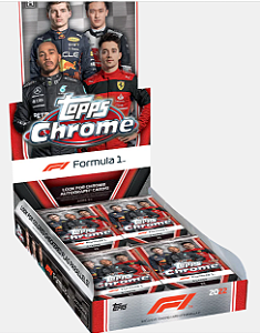 Break 713- Hobby Box F1 - Topps Chrome 2022 - Escolha o Piloto e mais um no Sorteio - 72 cards - "NÃO É VENDA DE CAIXA LACRADA - É BREAK "