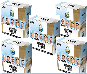 Break 731 - 5x Caixas Argentina Team Set - Escolha o jogador - Messi no sorteio - " ATENÇÃO NÃO É VENDA DE CAIXA LACRADA - É BREAK"