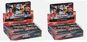 Break 737- 2x Qualifing Lap Boxs F1 - Topps Chrome 2024 - Escolha o Piloto e mais um no Sorteio - 128 cards - "NÃO É VENDA DE CAIXA LACRADA - É BREAK "