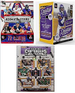 Break 765 - 3x Box de NFL - Escolha seu time - Brindes no sorteio- Não é caixa lacrada - É break