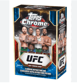 Break 802 - UFC ToPPs Chrome 2024 - Blaster - 6 Packs