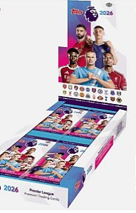 Break 805 - Hobby Box ToPPs Premier League 2025/26 - 200 cards Escolha um time - "ATENÇÃO NÃO É VENDA DE CAIXA LACRADA - É BREAK "