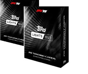 Break 817- 2x Box Topps f1 Lights Out - Escolha o Piloto - 40 Cards - 4 NUMERADAS "NÃO É VENDA DE CAIXA LACRADA - É BREAK "