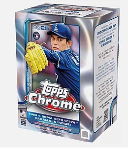 Break 846 - 1x Blaster - MLB Topps Chrome 2025 - Por Pack - "Atenção não é venda de caixa lacrada - É break"