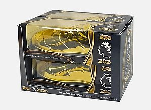 Break 867 - 2x Chuteiras Golden Boots - Topps premier League 2025/26 - Escolha o Time - 114 Cards - Com sorteio das duas chuteiras - " Atenção não é caixa lacrada, é break"