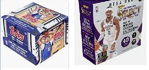 Break 872 - Break NBA 1 xTopps Jumbo - 2025/26 + 1x Mega Box Nba Select 2024/25 Panini- Escolha seu time - 450 Cards 1 auto e 1 Memo garantida "NÃO É VENDA DE CAIXA LACRADA - É BREAK "