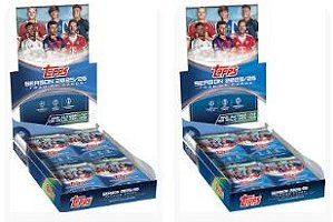 Break 921 - 2x Hobby Box Auto Garantido - UCC 2025/26 - Escolha seu time - Total 384 Cards "Atenção não é caixa lacrada, é Break"