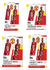 Break 973 - 4x Box Manchester United Team Set - Escolha o Jogador + 1 no sorteio - "Atenção não é caixa lacrada - É Break"