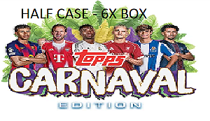 Break 979 - Half Case Break - Topps Carnaval 2025/26 - Escolha seu Time / Jogador - " Atenção, não é caixa lacrada, é Break"