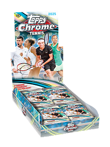Break 1017 - Topps Chrome Tennis - 2025 Hobby Box or pack "Atenção não é caixa lacrada, é break"