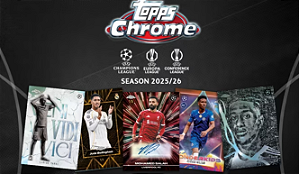 Break 1026 - Case Break - LINK 1 - 12 Hobby Box- Topps Chrome - 2025/26 - Escolha seu Jogador / Time - 12 Autos Garantidos - " Atenção não é Caixa Lacrada - É Break"