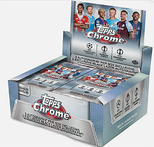 Break 1028 - Topps Chrome 2025/26 - 1x Jumbo - 120 Cards - 3 Autos Garantidos - " Atenção não é Lacrado, é Break"