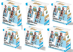 Break 1057 - 6x Box Team Set Argentina 2025/26 - Escolha o 1 Jogador + 1 no sorteio - " Atenção não é lacrado,é Break"