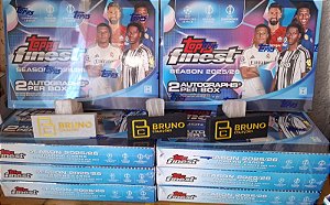 Break 1080 Real Madrid, Benfica e Sporting e Tottenham - Case Break - Topps Finest 2025/26 - 16 Autos Garantidos - "Atenção não é Caixa Lacrada, é Break"
