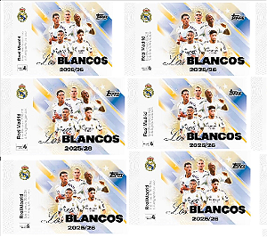 Break 1119 - Half Case Break Los Blancos - Link 2- Coleção Premium - 6x Boxes - 18 Autos Garantidos - 12 Numeradas - 270 Cards - "Atenção não é Venda Lacrada, é Break"
