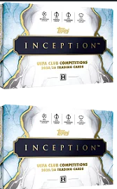 Break 1131 - Topps Inception 2025/26 - 2x Hobby Box - 2 Autos Garantidos - Escolha 1 Spot e escolha um da lista da descriçao - "Atenção não é Venda Lacrada, é Break"