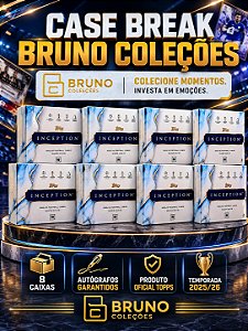Break 1137 - Case Break- Topps Inception 2025/26 - 8x Hobby Box - 8 Autos Garantidos - Escolha 1 Spot e escolha um da lista da descriçao - "Atenção não é Venda Lacrada, é Break"