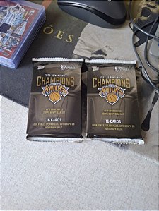 Break 1145 - 2 Packs - Topps now NY Knicks Campeão - Jogadores Aleatórios - " Atenção não é Lacrado, é Break"