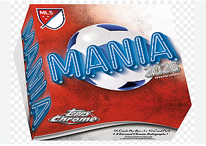 Break 1163 - 1x Topps MLS Mania - 4 Autos encapsulados garantidos + 12 Cards - "Atenção não é Lacrado, é Break"