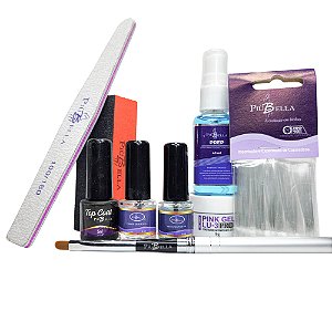 Mini Kit Unhas de Fibra Iniciante - Piu Bella