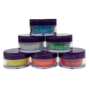 Pó Acrílico Colorido - Piu Bella - 25g