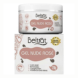 Gel Capa Base 20G - Gel Nude Rosé - Beltrat EDIÇÃO LIMITADA