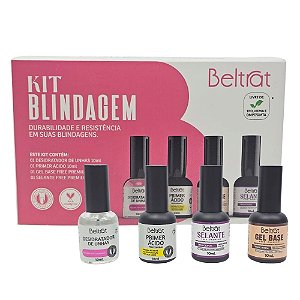 Kit Blindagem Das Unhas Preparadores E Gel Capa Base (SEM TPO) - Beltrat