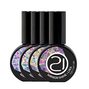 Top Coat Mirror Shine 12ml - Coleção Constelação - Nails 21